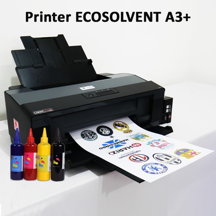 Printer Ecosolvent sticker decal